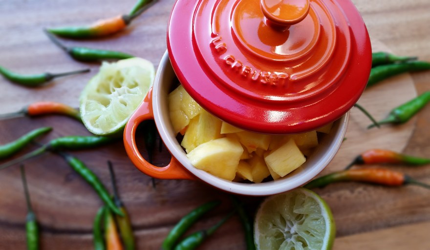 Chilli and mango and lime